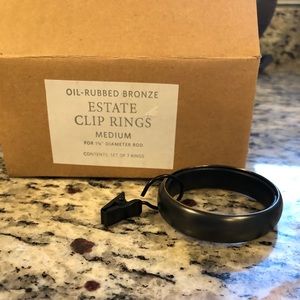 Restoration Hardware estate clip ring set